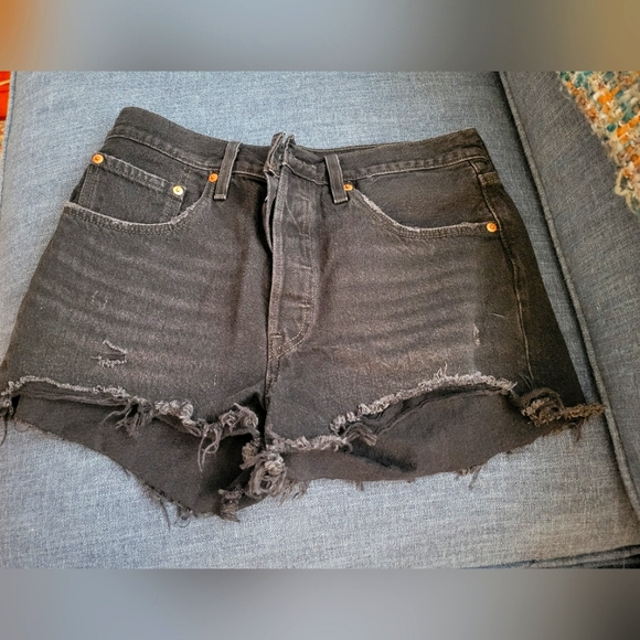 Levi's Pants - Levi's Jean Shorts With Frayed Edge